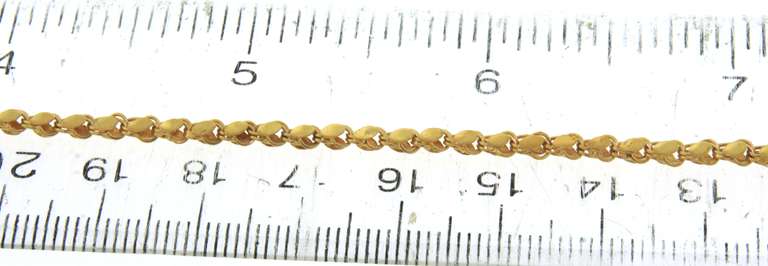 POwerful 22kt Double Sided Oval Link Necklace