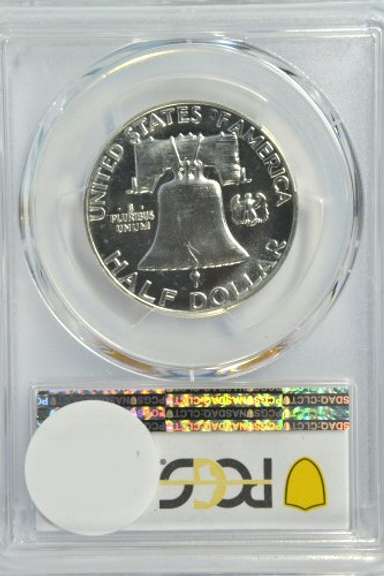 Remarkable PCGS PR67 graded 1955 Franklin Half Dollar