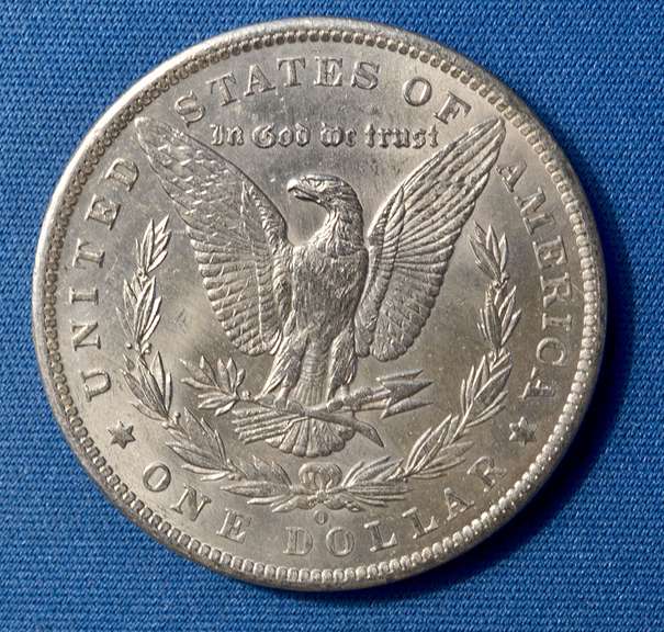 1885-O B U MORGAN DOLLAR