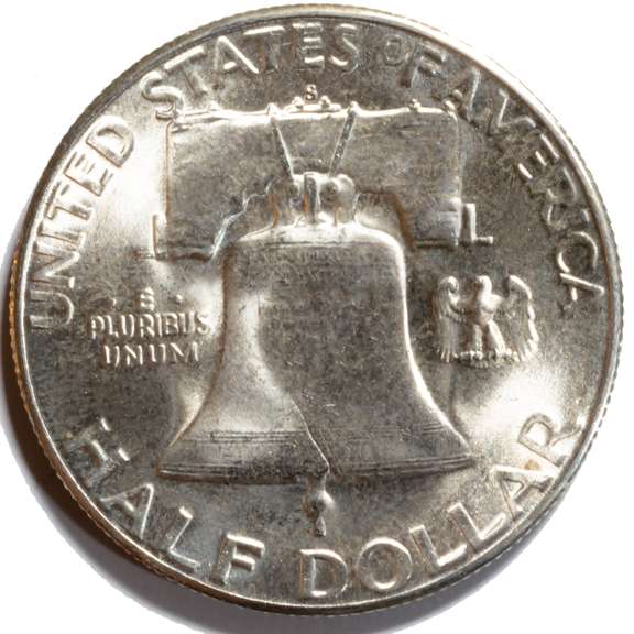 1952 S Choice BU Key Date Franklin Half