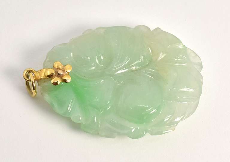 Lovely Carved Jade Pendant