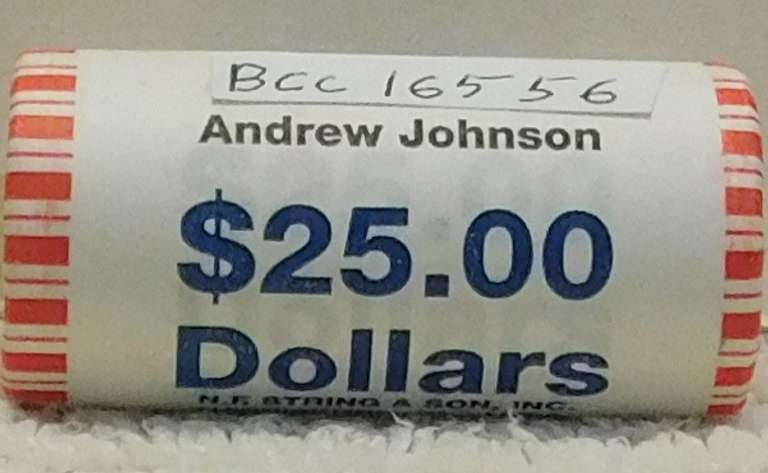 2011 Roll (25) Andrew Johnson Pres Dols