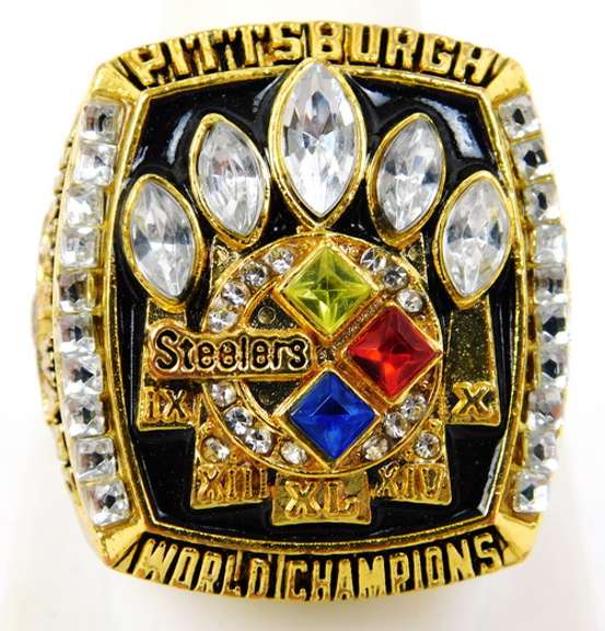 2005 Pittsburgh Steelers Replica Super Bowl Ring, 11