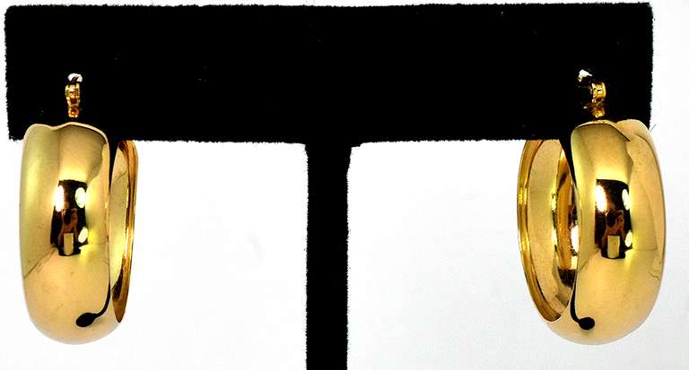 14KT Yellow Gold Hoop Earrings