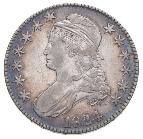 1824 Capped Bust Half Dollar