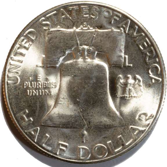 1952 S Choice BU Key Date Franklin Half