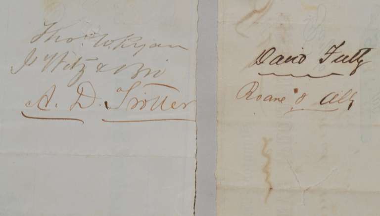 1867 1868 First National Bank Of Staunton  Notes