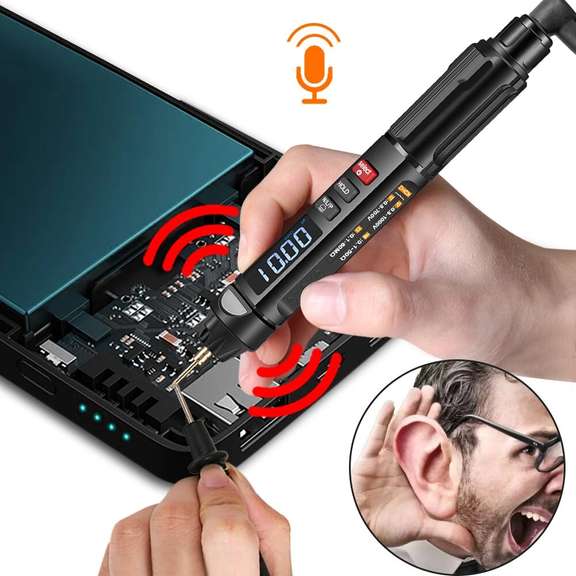 True RMS Digital Multimeter Voltage Test Pen