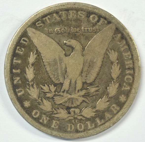 Scarce 1882-CC Morgan Silver Dollar. Key date