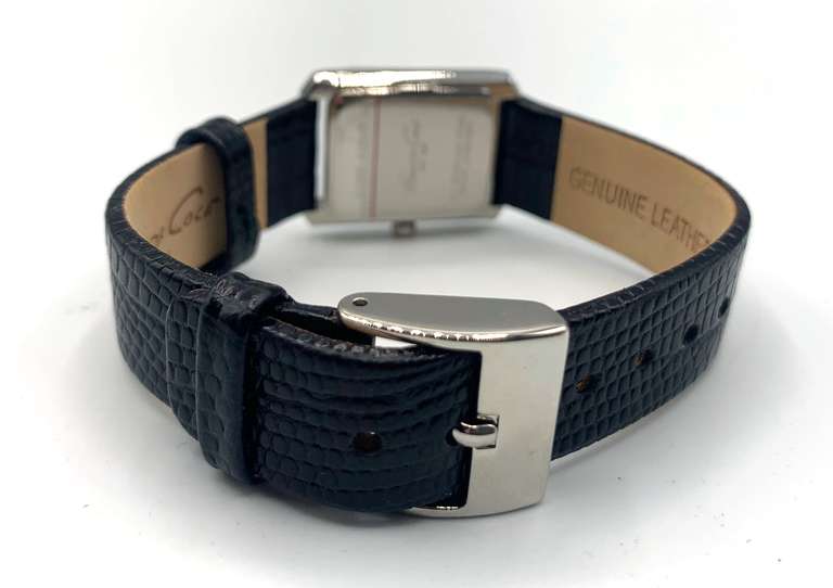 Kenneth Cole New York Watch with Black Leather Strap