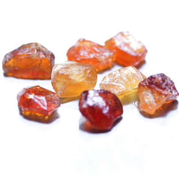 Gorgeous 23.7ct uncut Garnet set