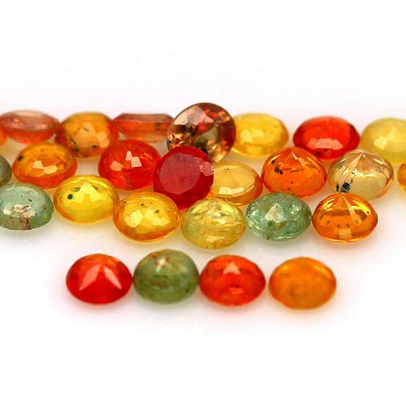 7.52ct pure Songean Sapphire set