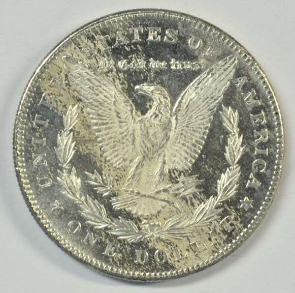 Prooflike choice BU 1878-S Morgan Silver Dollar