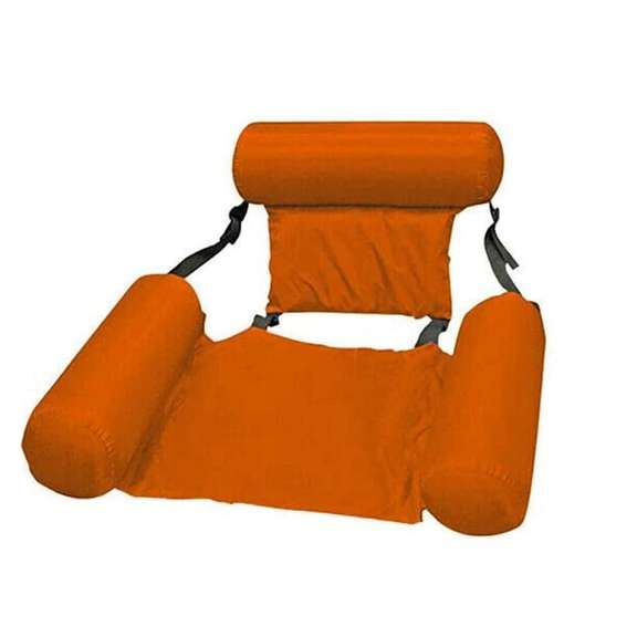 Water Lounge Chair Inflatable Backrest Air Mat
