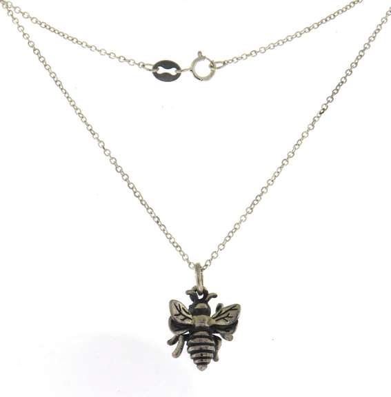 Sterling Silver Bee Necklace
