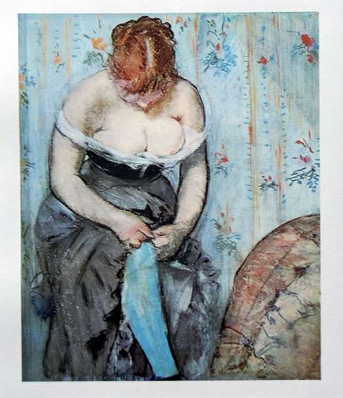 Vintage Edouard Manet, The Woman with the Garter