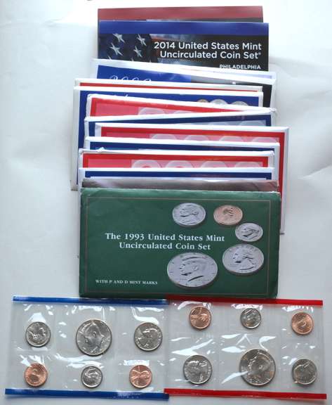 Various  US Mint Sets 1993-2014