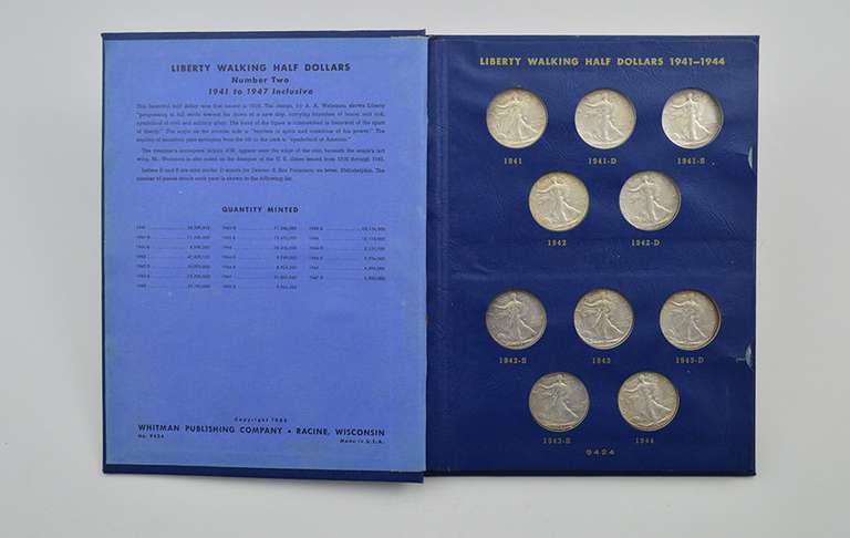 Complete Set 20 Coin Liberty Walking Half Dollars 1941-47- Nicer
