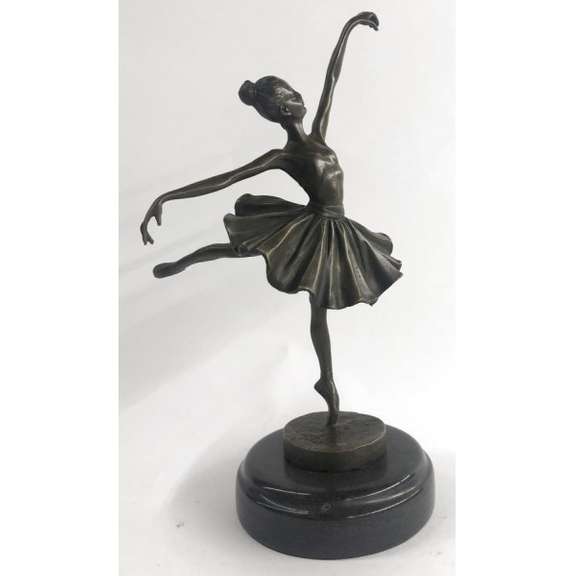 Graceful Ballerina Bronze Statue