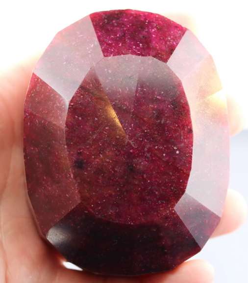 Impressive! 2,850ct dark violet red Brazilian Ruby