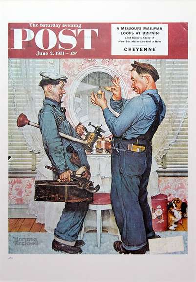 Norman Rockwell, The Plumbers