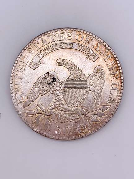 1824 Capped Bust Silver Half Dollar