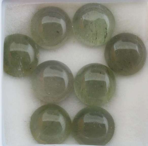 Matched! 28.54ct mossy green Aventurine set