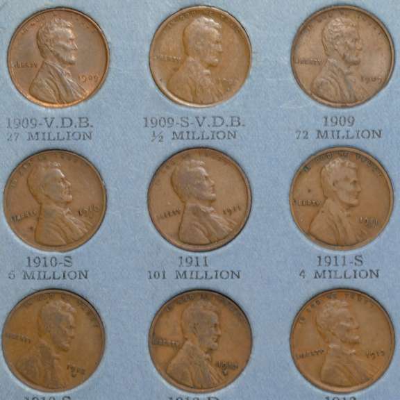 Complete Set Lincoln Head Cents 1909-1945