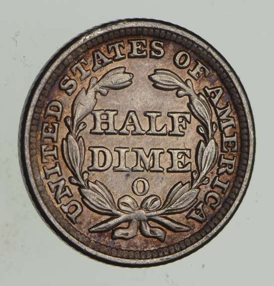 1851-O Seated Liberty Half Dime - Sharp