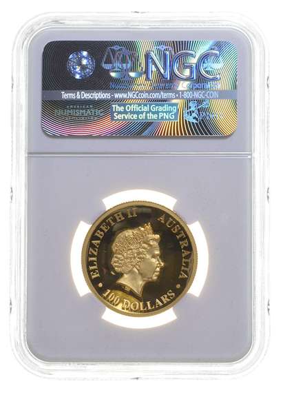 PF70UCAM 2015-P Australia $100 Gold Kangaroo 1 Oz .999 Fine Gold - NGC