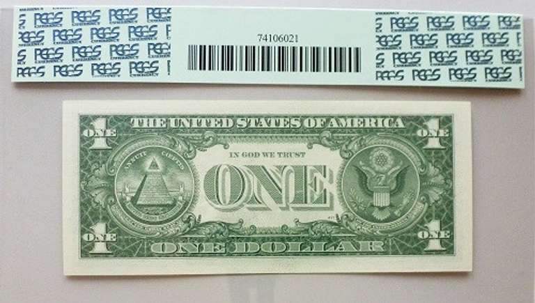 Superb Gem Crisp $1 Star Replacement Silver Certificate PCGS 68 PPQ!