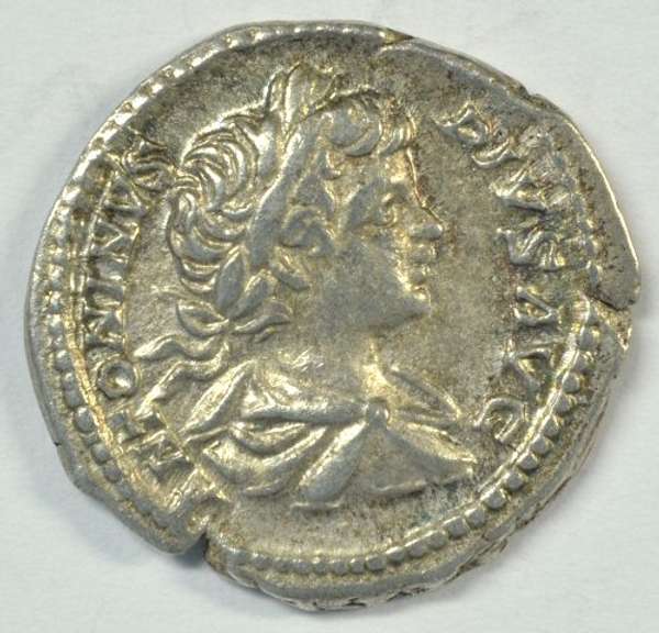 Near Mint Caracalla Roman Silver Denarius, 198-217 AD