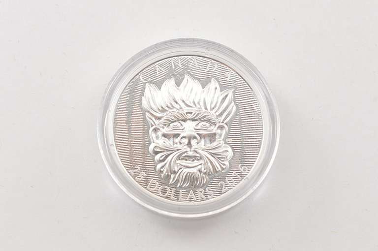 2016 Canada $25 Grotesque Foliated Green Man Fine Silver Coin Box/COA