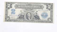 1899 $2.00 United States Silver Certificate - Large Note