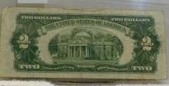 1928-G $2.00 US Note, Red Seal, circ.
