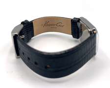 Kenneth Cole New York Watch with Black Leather Strap