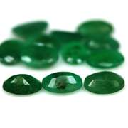 Oval cut 6.53ct 12 piece Zambian Emerald parcel