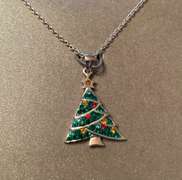 Colorful Christmas Tree Necklace