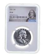 PF69 1957 Franklin Half Dollar - Graded NGC