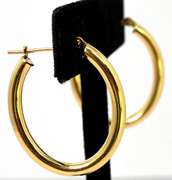 14KT Oval Shaped Earrings