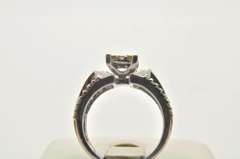 LADIES WHITE AND YELLOW DIAMOND RING
