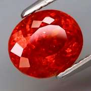 Premium color 2.93ct Namibian Imperial Garnet