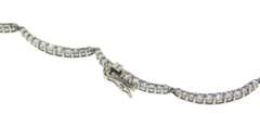 Sterling Silver CZ Tennis Necklace