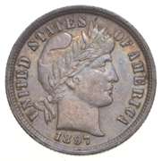 1897 Barber Dime