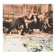 Jackson Pollock at Work by "Ringo" Daniel Funes