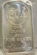 1 Oz Silver Bar - Silver Towne