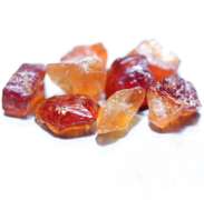 Gorgeous 23.7ct uncut Garnet set