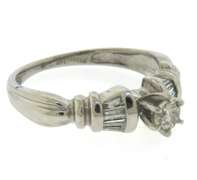 Favorite Platinum appx .50cts  Diamond Ring