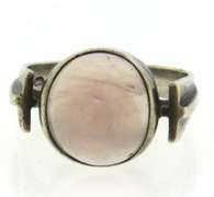 Sterling Silver Pink Quartz Ring