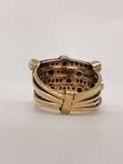14kt Gold, Ruby, Emerald, Sapphire, & Diamond Ring